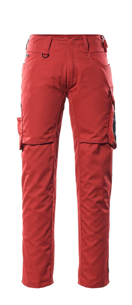 MASCOT UNIQUE Hose mit Schenkeltaschen - Rot/Schwarz