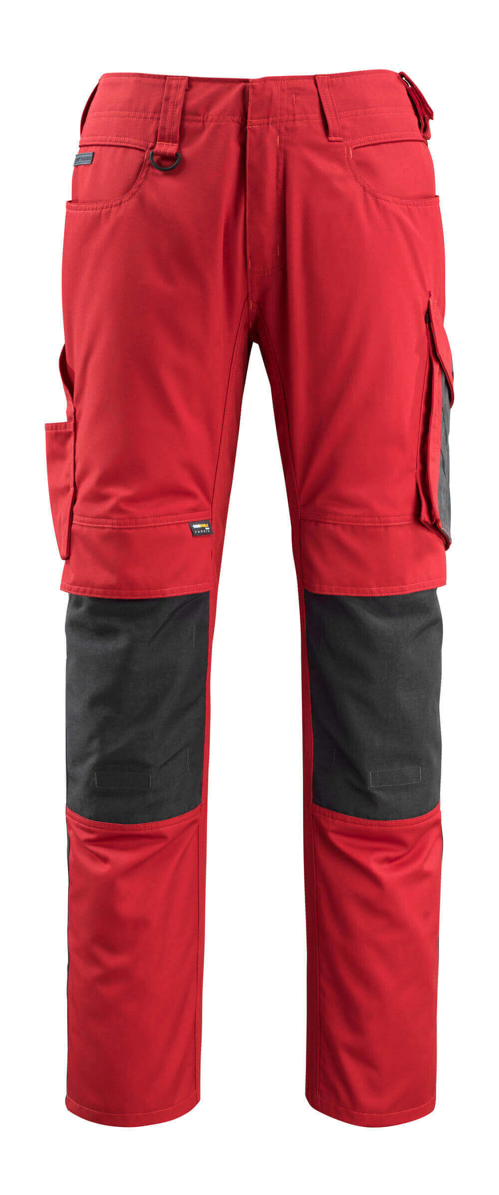 MASCOT UNIQUE Hose mit Knietaschen - Rot/Schwarz