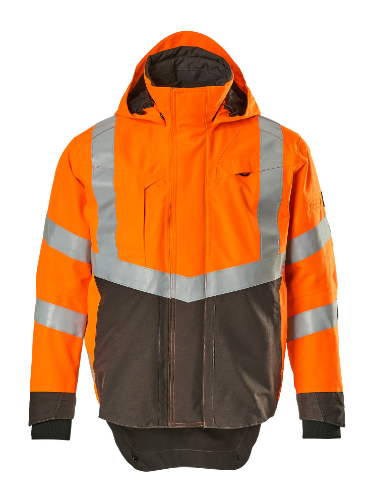 MASCOT SAFE SUPREME Hard Shell Jacke - Hi-vis Orange/Dunkelanthrazit