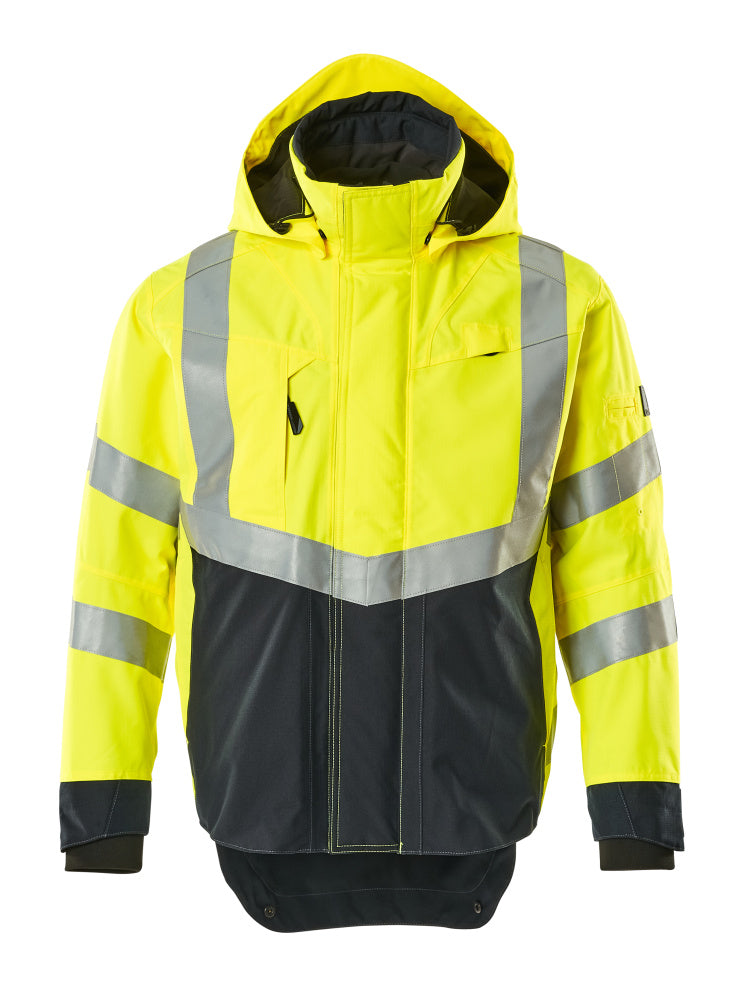 MASCOT SAFE SUPREME Hard Shell Jacke - Hi-vis Gelb/Schwarzblau