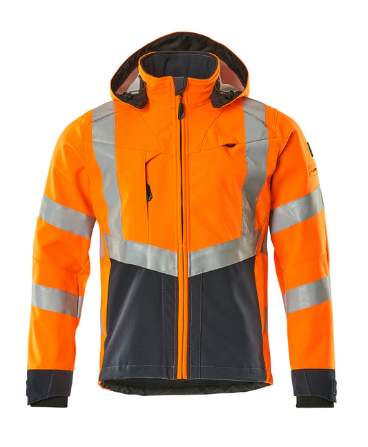 MASCOT SAFE SUPREME Softshell Jacke - Hi-vis Orange/Schwarzblau