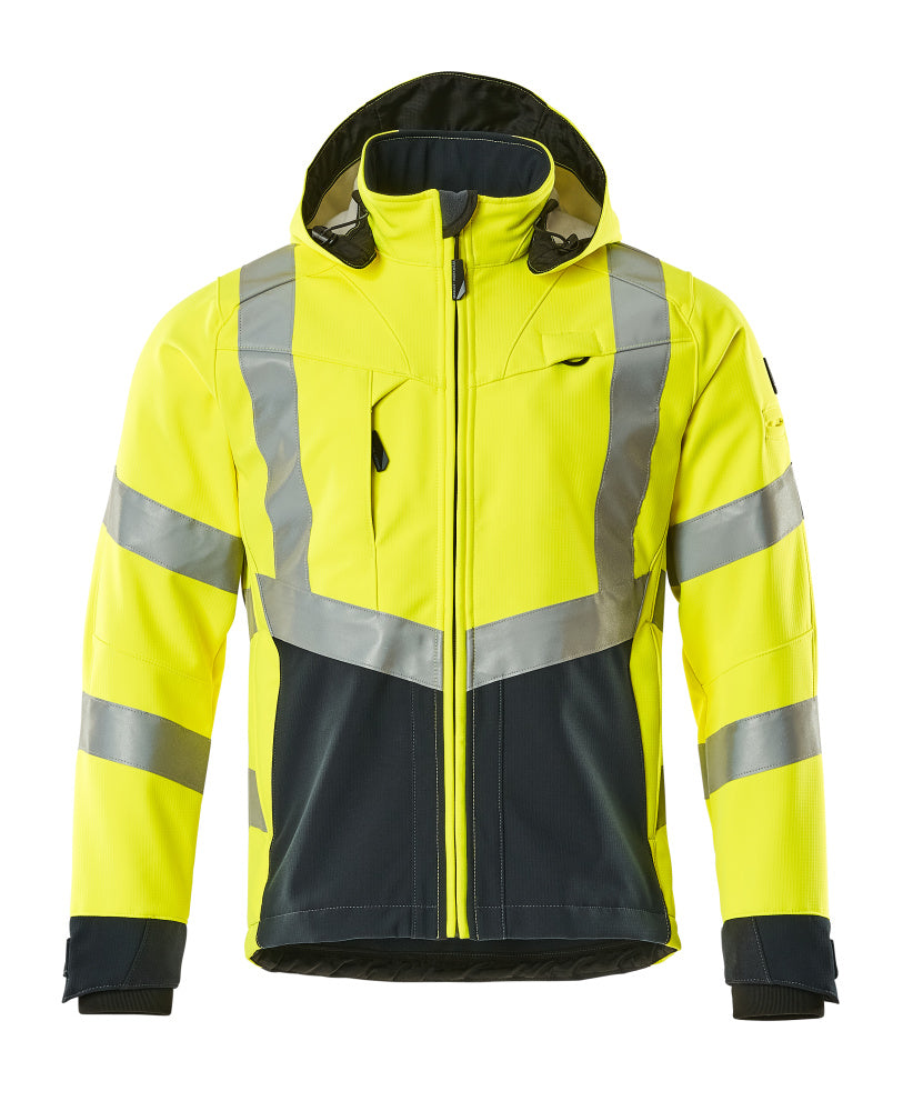 MASCOT SAFE SUPREME Softshell Jacke - Hi-vis Gelb/Schwarzblau