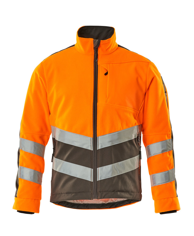 MASCOT SAFE SUPREME Fleecejacke - Hi-vis Orange/Dunkelanthrazit