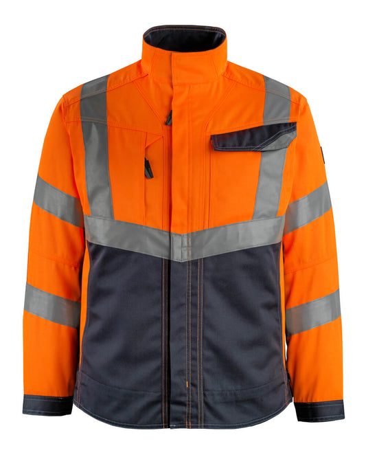 MASCOT SAFE SUPREME Jacke - Hi-vis Orange/Schwarzblau