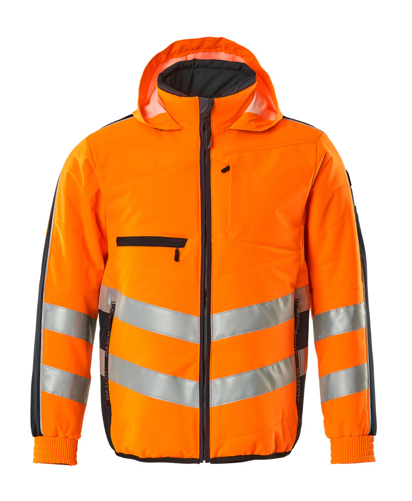 MASCOT SAFE SUPREME Jacke - Hi-vis Orange/Schwarzblau