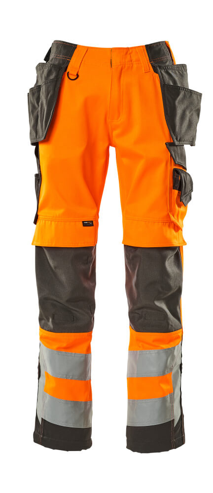MASCOT SAFE SUPREME Hose mit Hängetaschen - Hi-vis Orange/Dunkelanthrazit