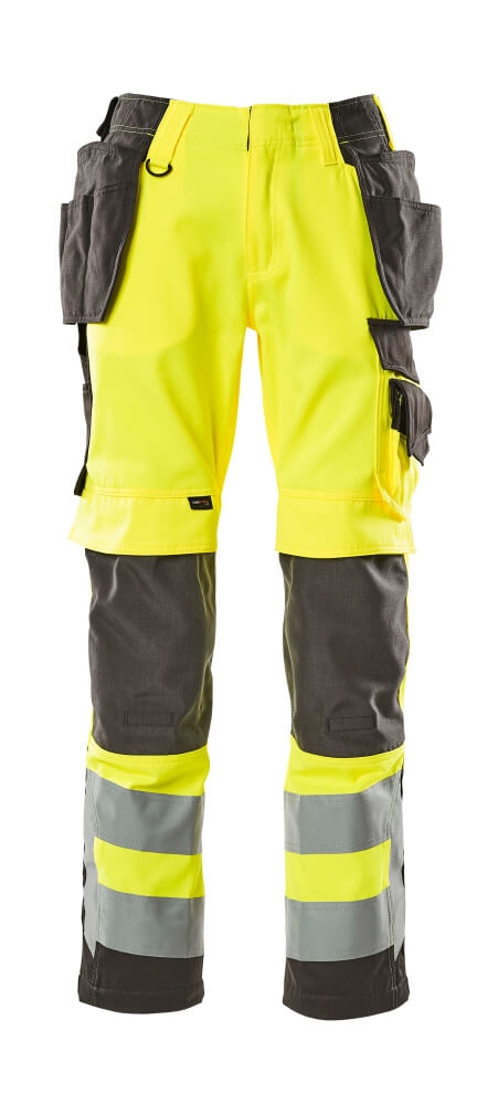 MASCOT SAFE SUPREME Hose mit Hängetaschen - Hi-vis Gelb/Dunkelanthrazit