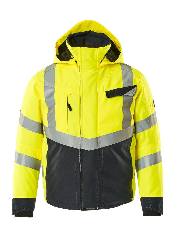 MASCOT SAFE SUPREME Winterjacke - Hi-vis Gelb/Schwarzblau