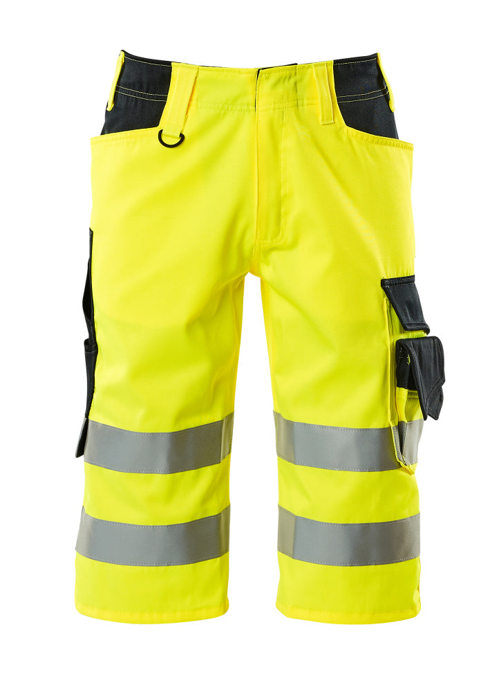 MASCOT SAFE SUPREME Shorts, lang - Hi-vis Gelb/Schwarzblau