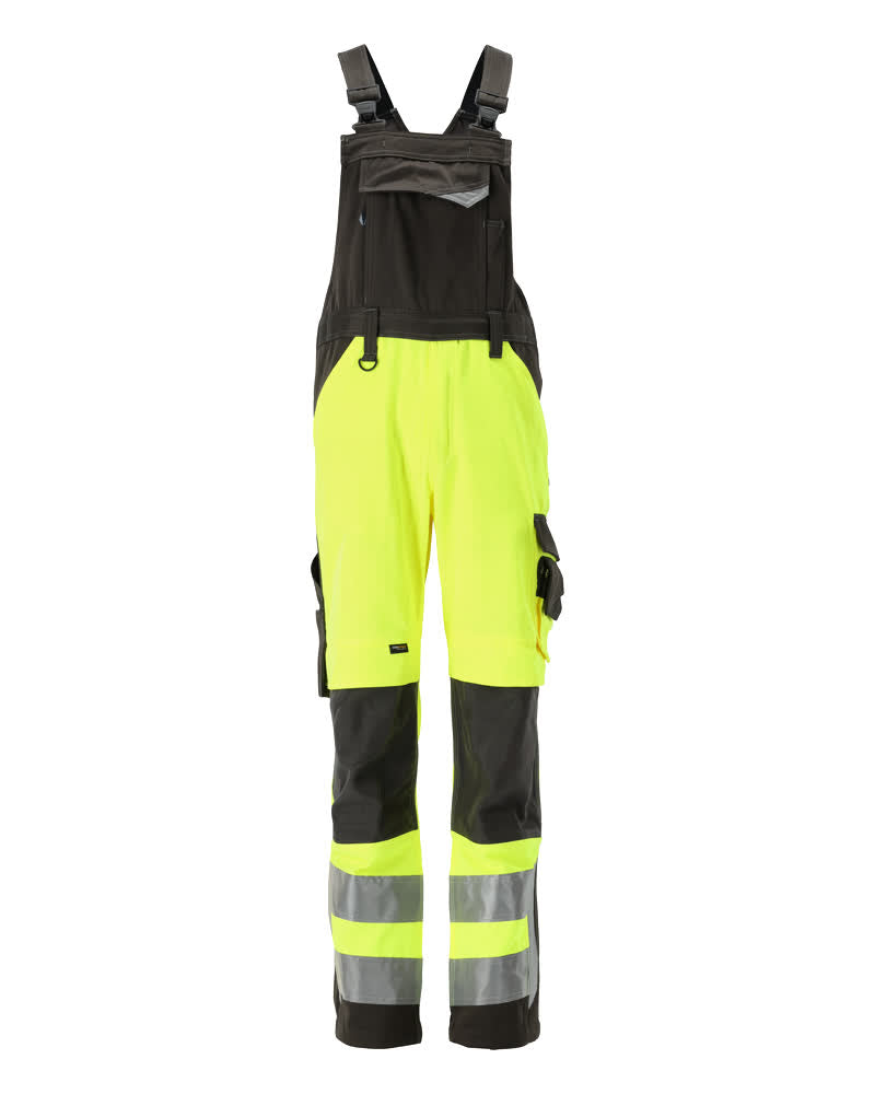 MASCOT SAFE SUPREME Latzhose mit Knietaschen - Hi-vis Gelb/Dunkelanthrazit