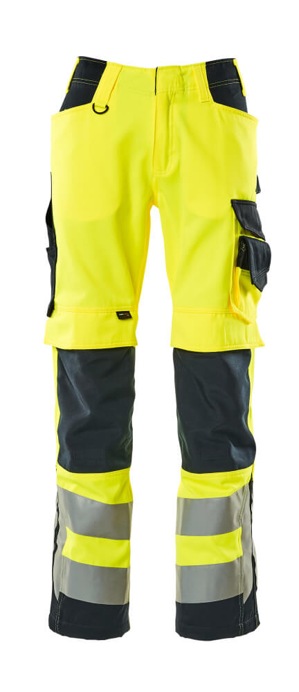 MASCOT SAFE SUPREME Hose mit Knietaschen - Hi-vis Gelb/Schwarzblau