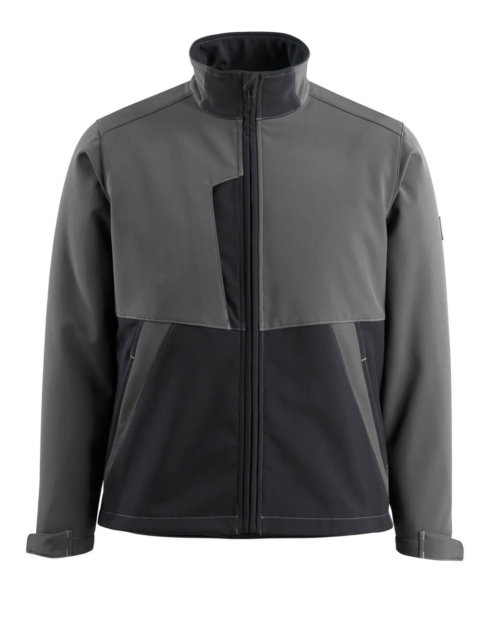 MASCOT LIGHT Softshell Jacke - Dunkelanthrazit/Schwarz
