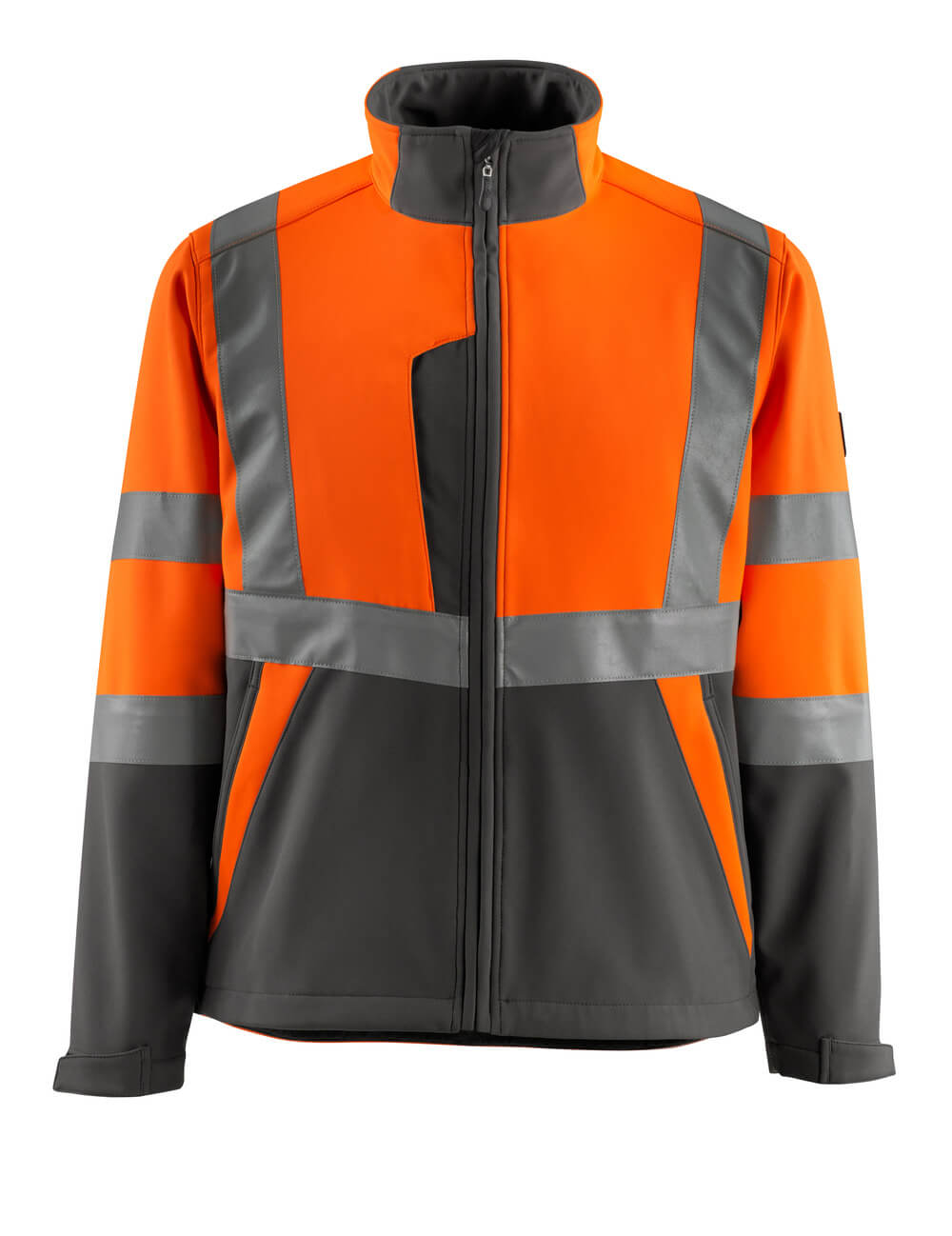 MASCOT SAFE LIGHT Softshell Jacke - Hi-vis Orange/Dunkelanthrazit