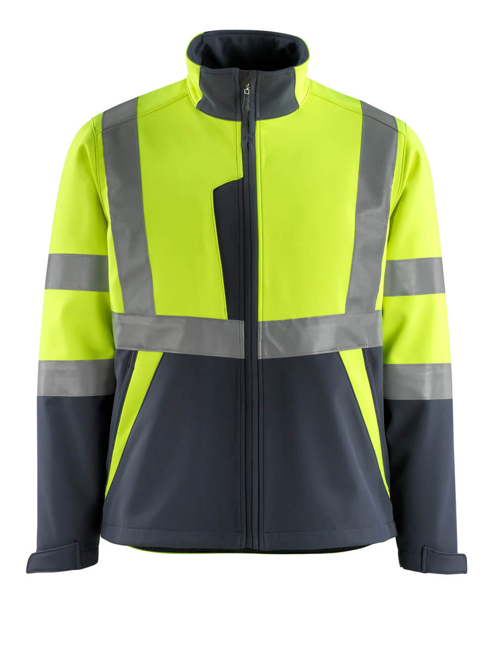 MASCOT SAFE LIGHT Softshell Jacke - Hi-vis Gelb/Schwarzblau