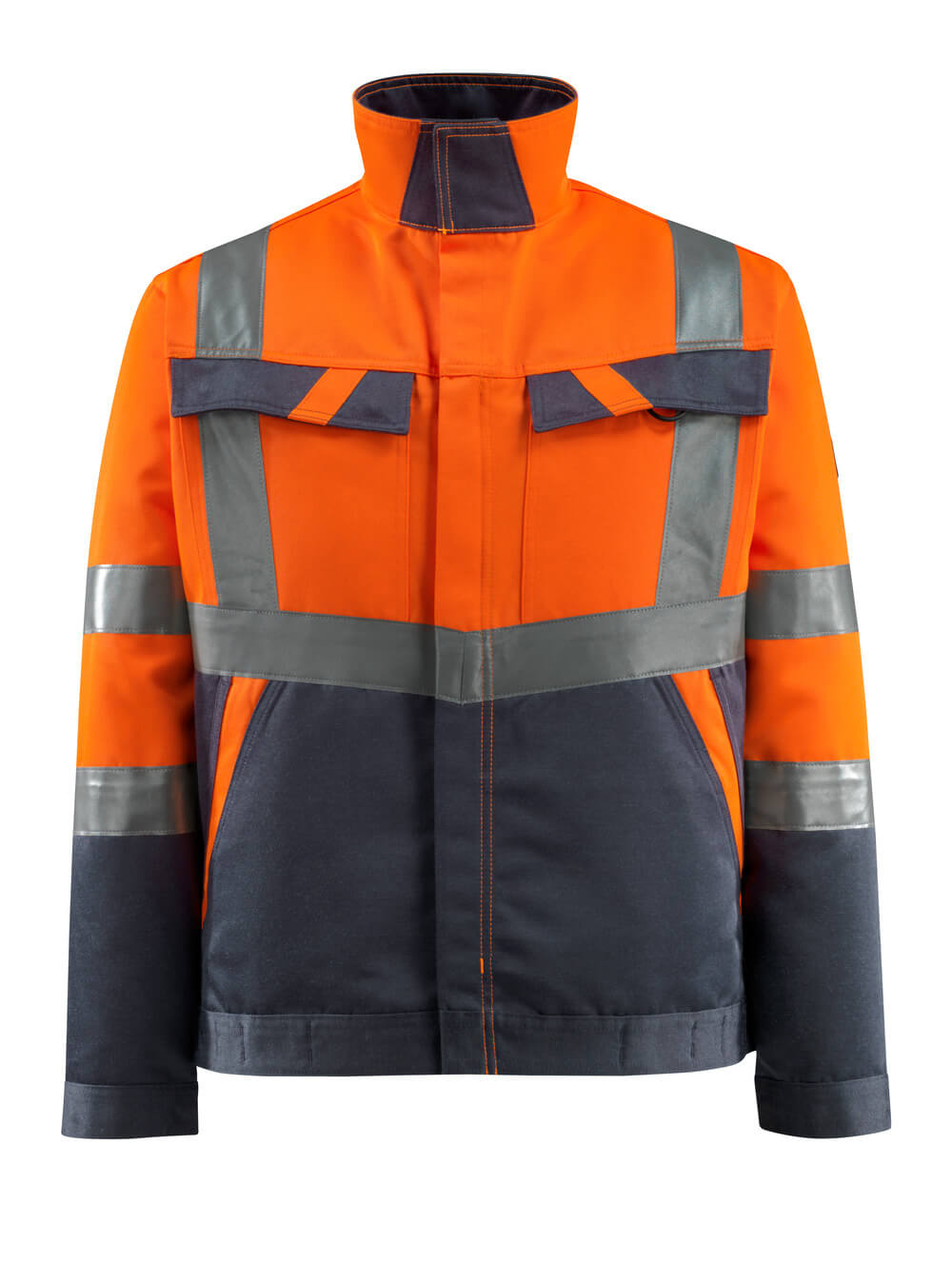 MASCOT SAFE LIGHT Jacke - Hi-vis Orange/Schwarzblau