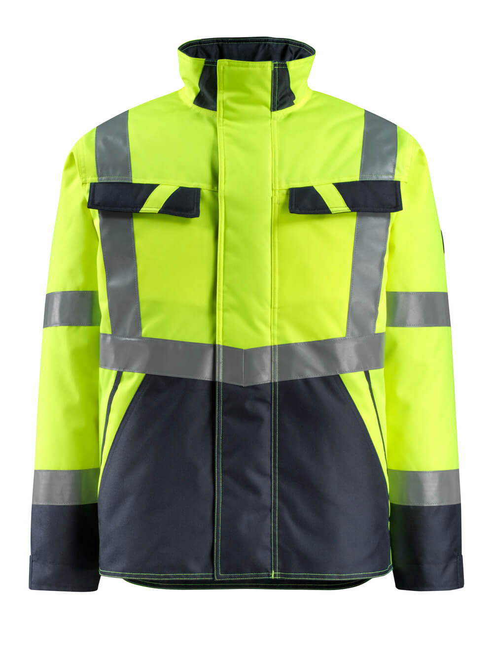 MASCOT SAFE LIGHT Winterjacke - Hi-vis Gelb/Schwarzblau