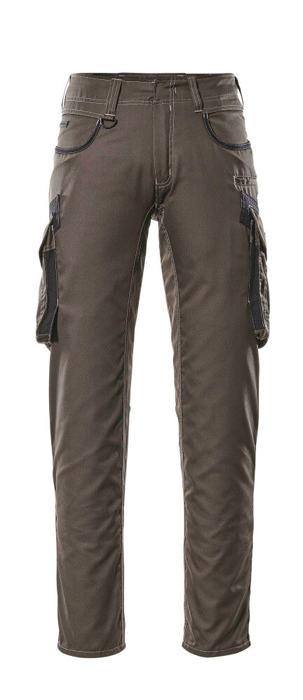MASCOT UNIQUE Hose mit Schenkeltaschen - Dunkelanthrazit/Schwarz