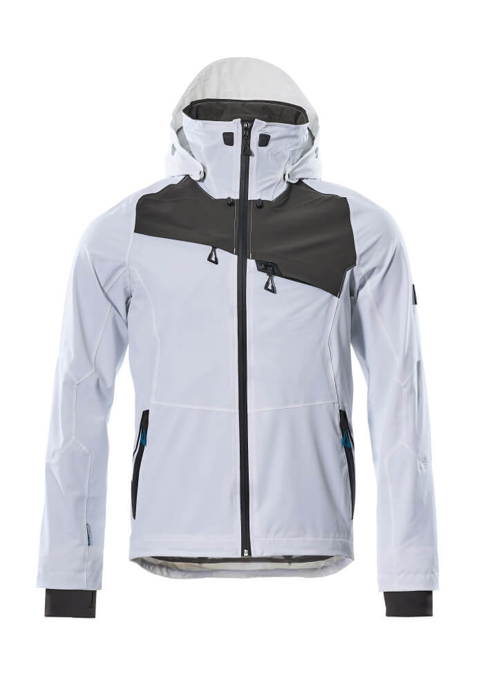 MASCOT ADVANCED Hard Shell Jacke - Weiß/Dunkelanthrazit