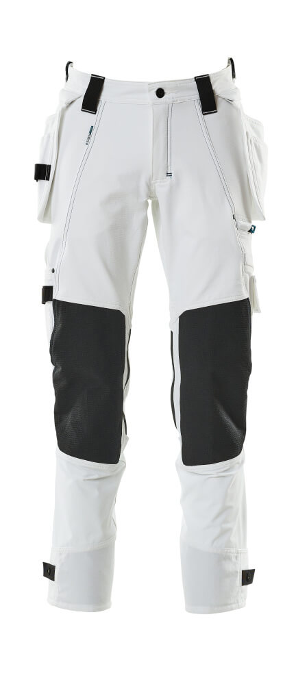 MASCOT ADVANCED Hose mit Hängetaschen - Weiß