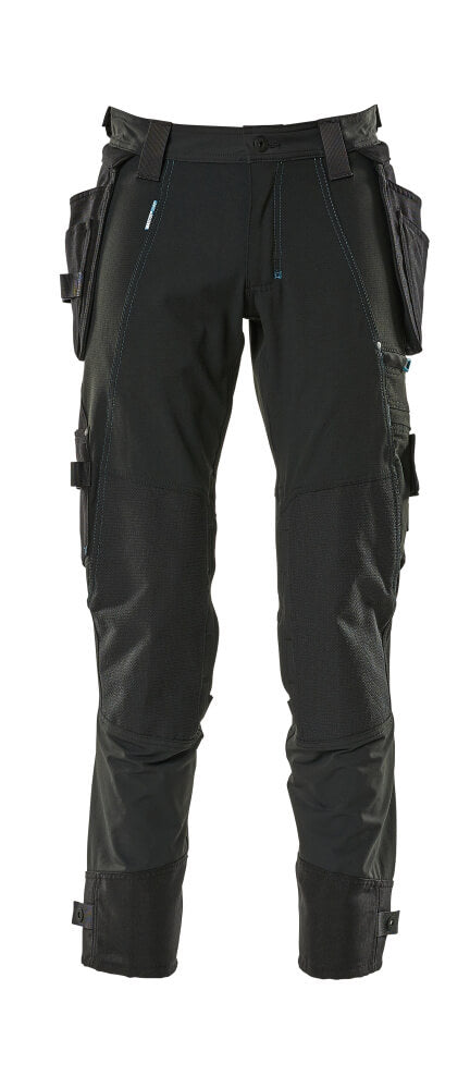 MASCOT ADVANCED Hose mit Hängetaschen - Schwarz