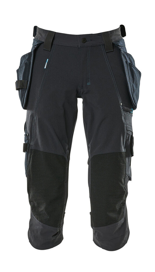 MASCOT ADVANCED Dreiviertel-Hose mit Hängetaschen - Schwarzblau