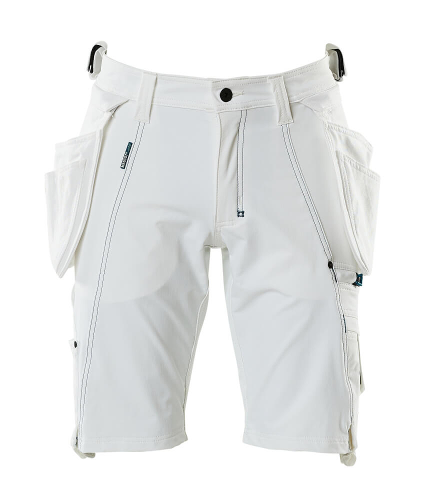 MASCOT ADVANCED Shorts mit Hängetaschen - Weiß