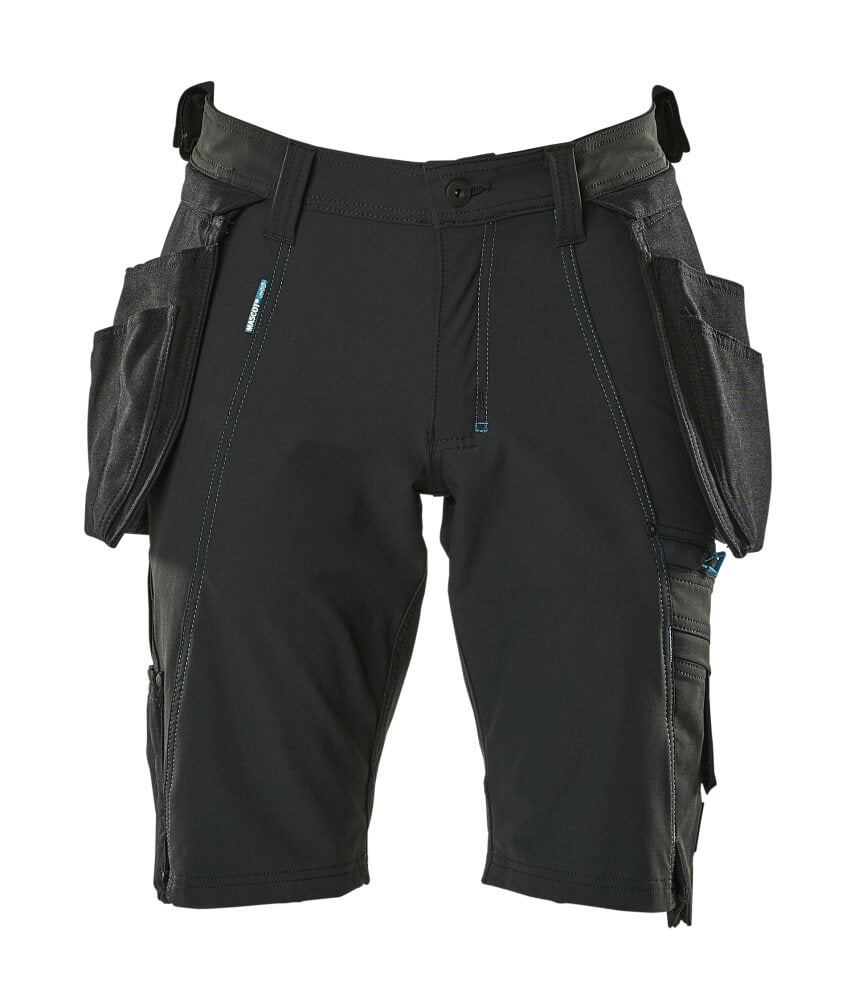 MASCOT ADVANCED Shorts mit Hängetaschen - Schwarz