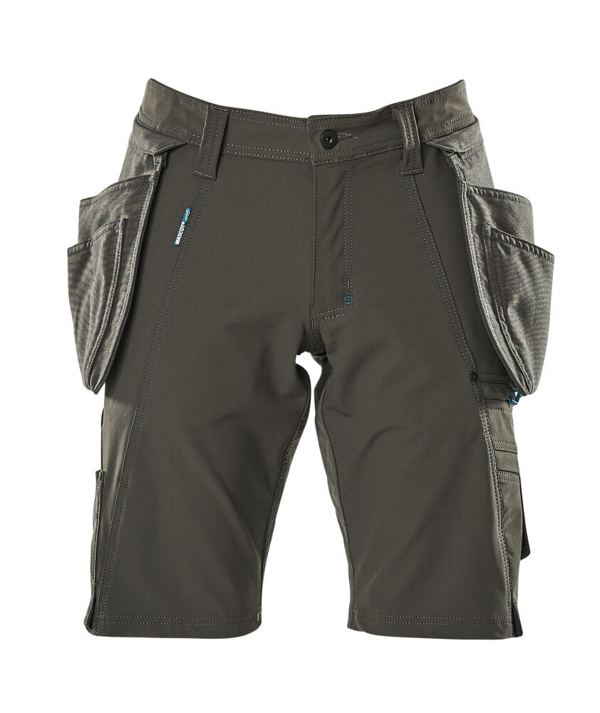 MASCOT ADVANCED Shorts mit Hängetaschen - Dunkelanthrazit