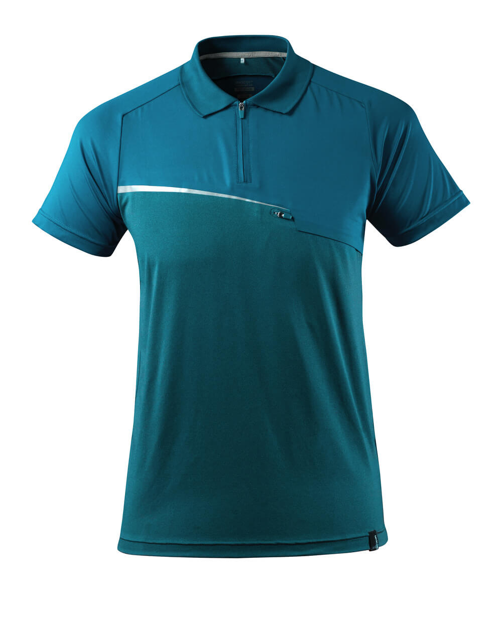 MASCOT ADVANCED Polo-Shirt mit Brusttasche - Dunkelpetroleum