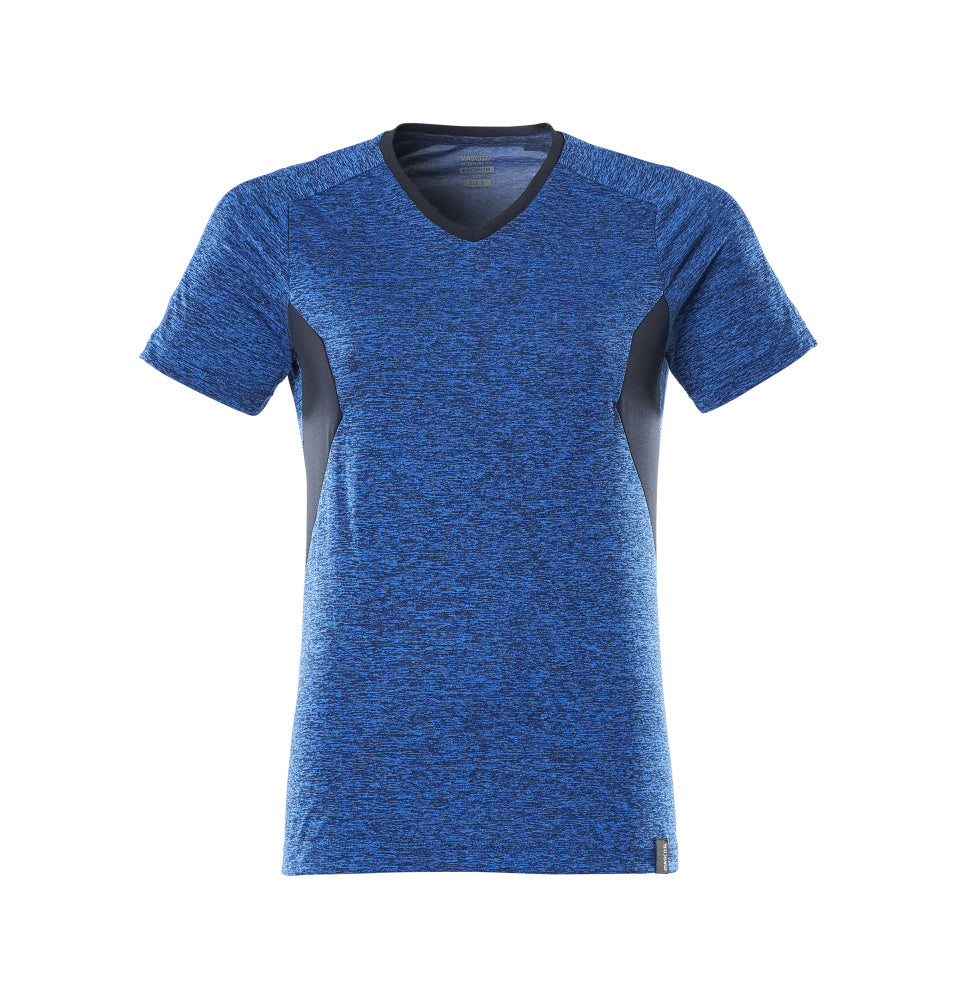 MASCOT ACCELERATE T-Shirt - Azurblau meliert/Schwarzblau