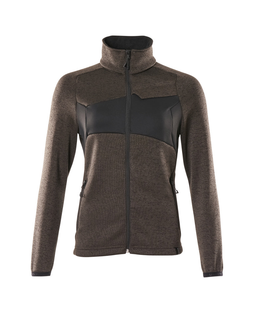 MASCOT ACCELERATE Strickpullover mit Reißverschluss - Dunkelanthrazit/Schwarz