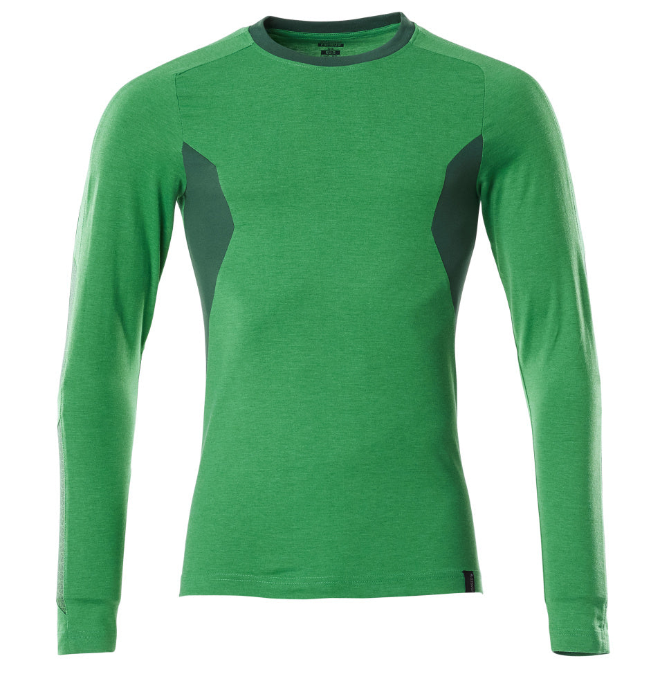 MASCOT ACCELERATE T-Shirt, Langarm - Grasgrün/Grün