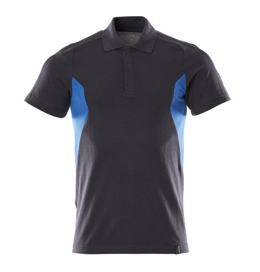 MASCOT ACCELERATE Polo-Shirt - Schwarzblau/Azurblau