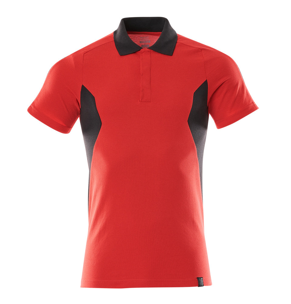MASCOT ACCELERATE Polo-Shirt - Verkehrsrot/Schwarz