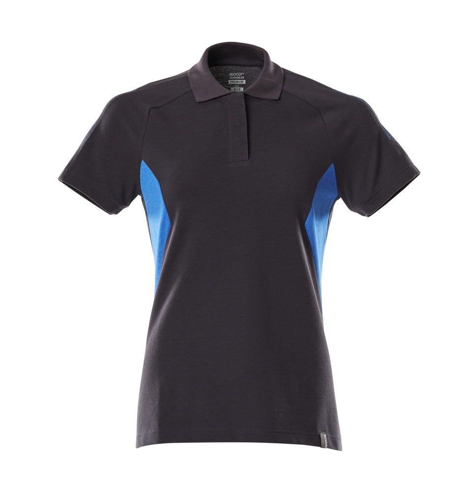MASCOT ACCELERATE Polo-Shirt - Schwarzblau/Azurblau