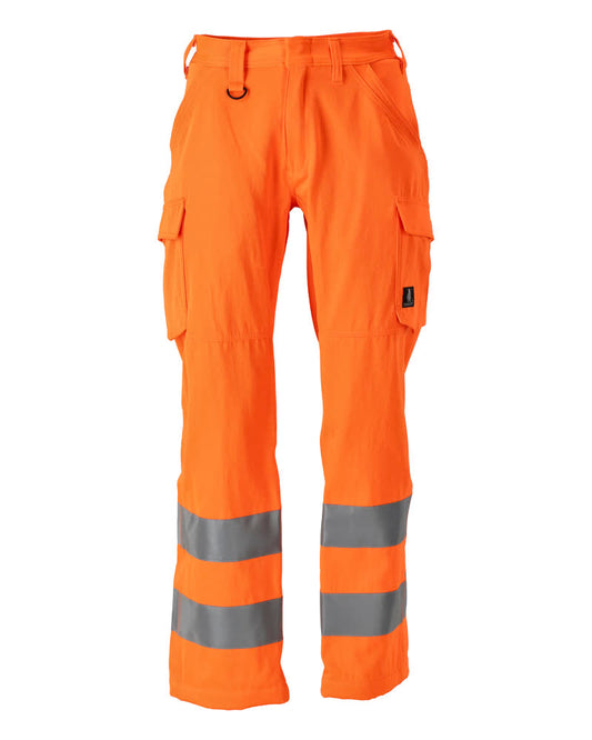 MASCOT SAFE LIGHT Hose mit Schenkeltaschen - Hi-vis Orange