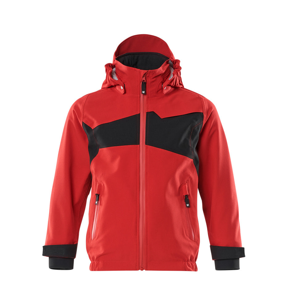 MASCOT ACCELERATE Hard Shell Jacke für Kinder - Verkehrsrot/Schwarz