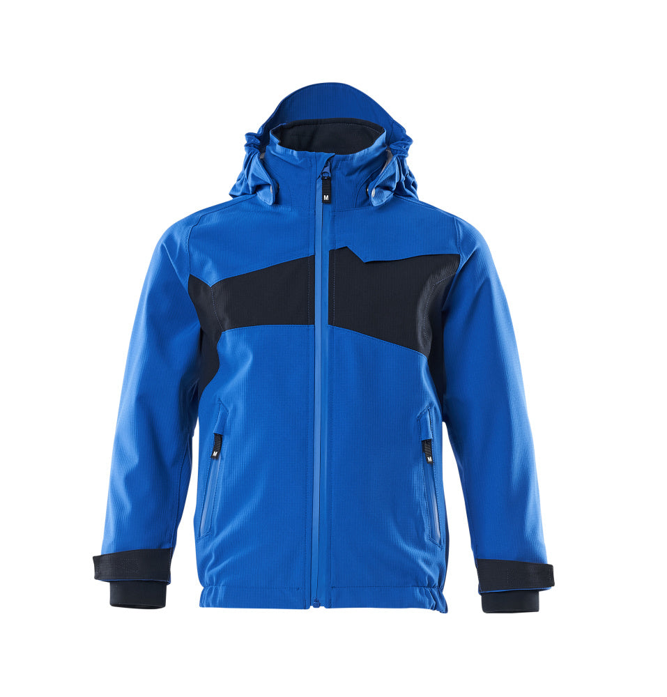 MASCOT ACCELERATE Hard Shell Jacke für Kinder - Azurblau/Schwarzblau