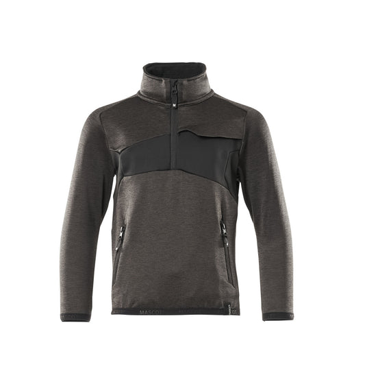 MASCOT ACCELERATE Fleecepullover für Kinder - Dunkelanthrazit/Schwarz