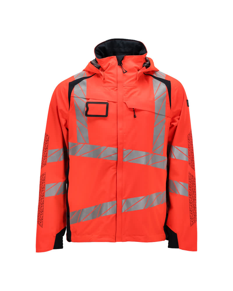 MASCOT ACCELERATE SAFE Hard Shell Jacke - Hi-vis Rot/Schwarzblau