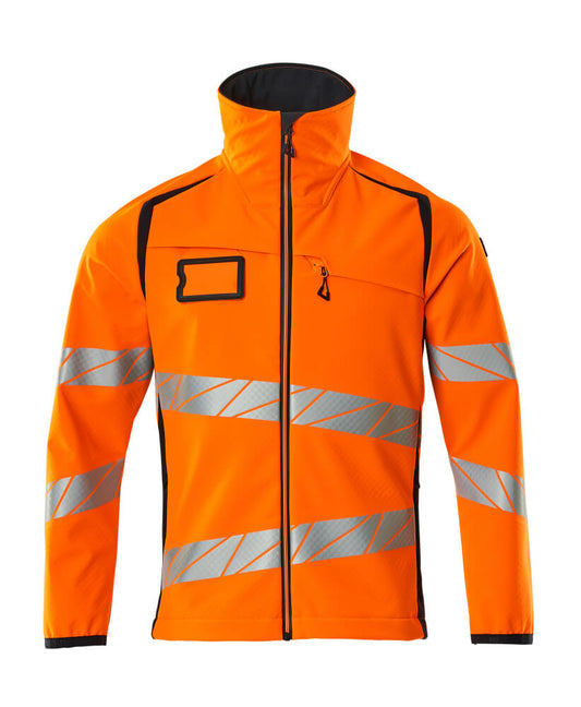MASCOT ACCELERATE SAFE Softshell Jacke - Hi-vis Orange/Schwarzblau