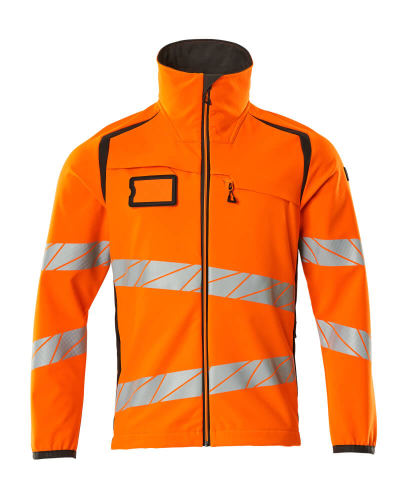 MASCOT ACCELERATE SAFE Softshell Jacke - Hi-vis Orange/Dunkelanthrazit