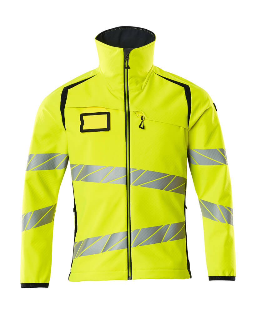 MASCOT ACCELERATE SAFE Softshell Jacke - Hi-vis Gelb/Schwarzblau