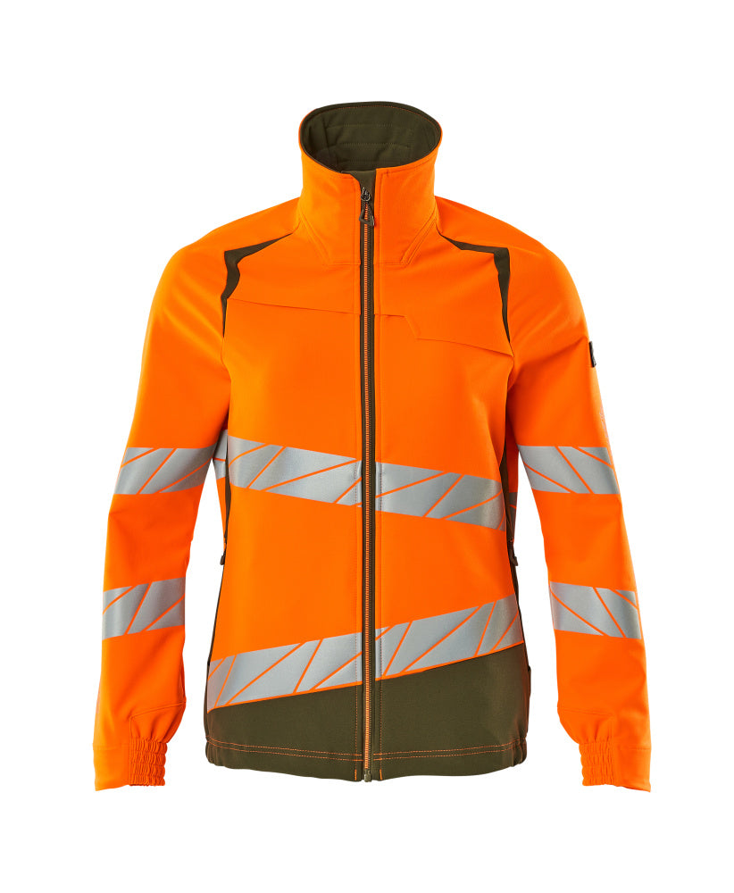 MASCOT ACCELERATE SAFE Jacke - Hi-vis Orange/Moosgrün