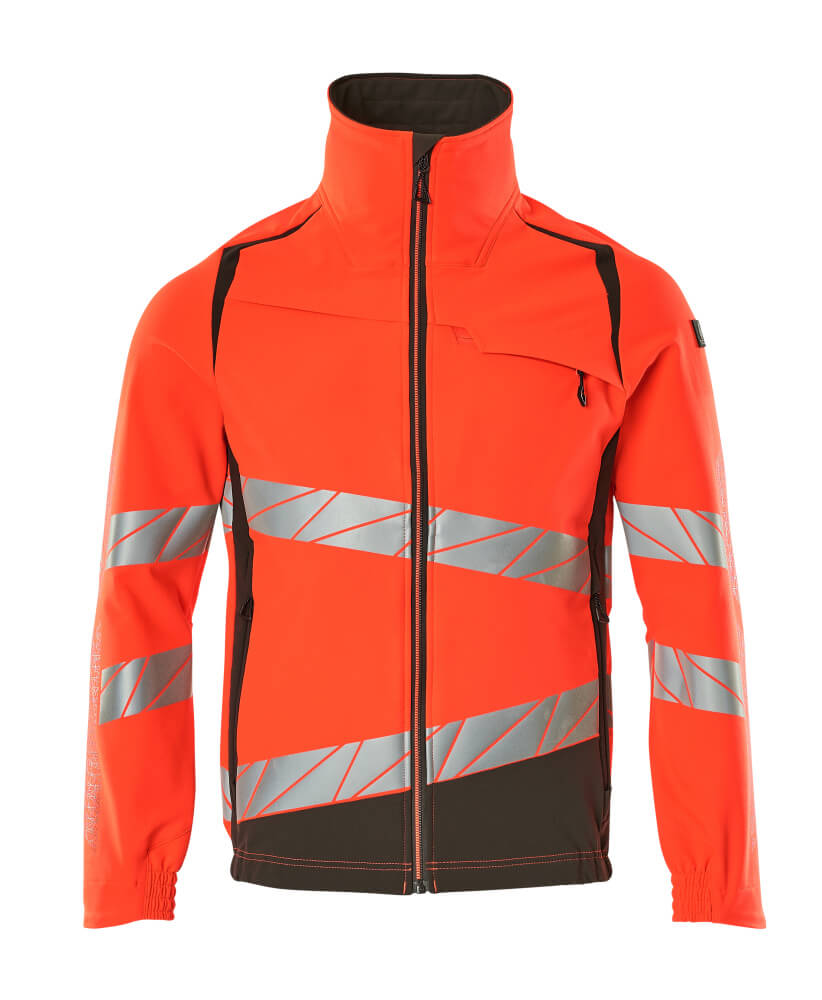 MASCOT ACCELERATE SAFE Jacke - Hi-vis Rot/Dunkelanthrazit