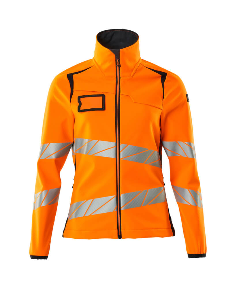 MASCOT ACCELERATE SAFE Softshell Jacke - Hi-vis Orange/Schwarzblau