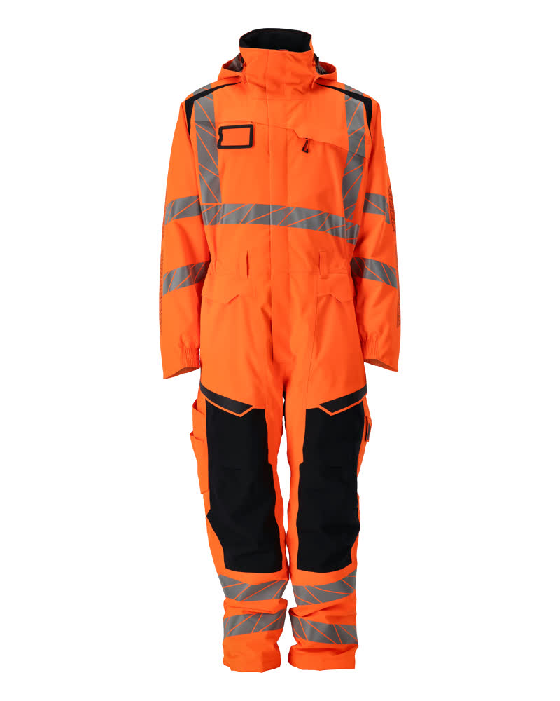 MASCOT ACCELERATE SAFE Winteroverall - Hi-vis Orange/Schwarzblau