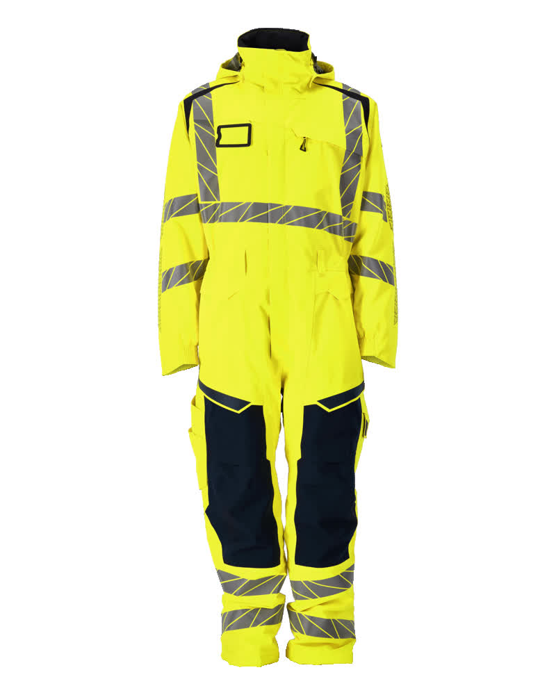 MASCOT ACCELERATE SAFE Winteroverall - Hi-vis Gelb/Schwarzblau