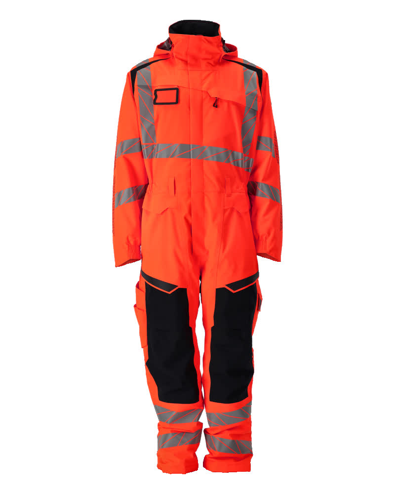 MASCOT ACCELERATE SAFE Winteroverall - Hi-vis Rot/Dunkelanthrazit