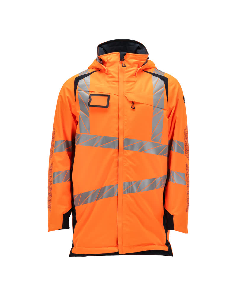 MASCOT ACCELERATE SAFE Parka - Hi-vis Orange/Schwarzblau